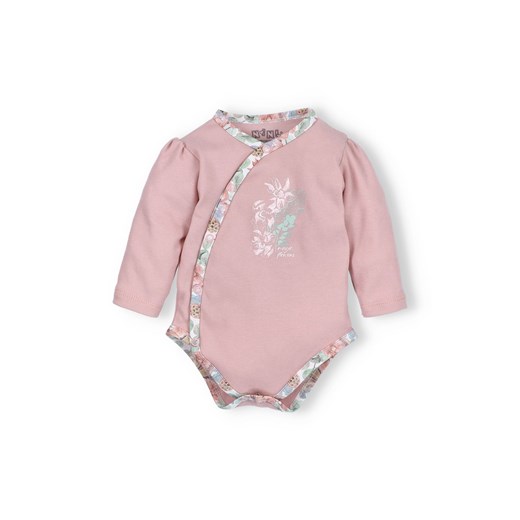 Body kopertowe z bawełny organicznej dla dziewczynki - MAGIC FLOWERS ze sklepu 5.10.15 w kategorii Body niemowlęce - zdjęcie 169705967