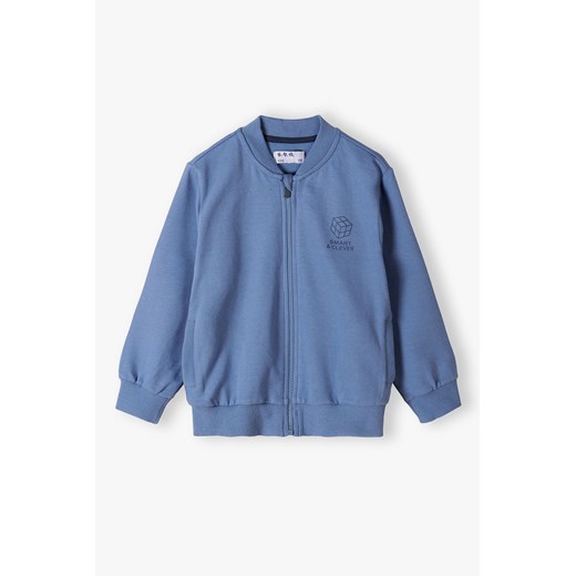 Dresowa bluza z bawełny - niebieska - Smart & Clever ze sklepu 5.10.15 w kategorii Bluzy chłopięce - zdjęcie 169706259