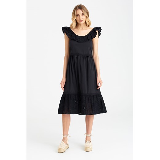 Czarna sukienka damska typu hiszpanka ze sklepu 5.10.15 w kategorii Sukienki - zdjęcie 169706578