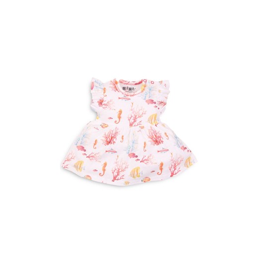 Bawełniana sukienka niemowlęca na lato z motywem rafy ze sklepu 5.10.15 w kategorii Sukienki niemowlęce - zdjęcie 169706619