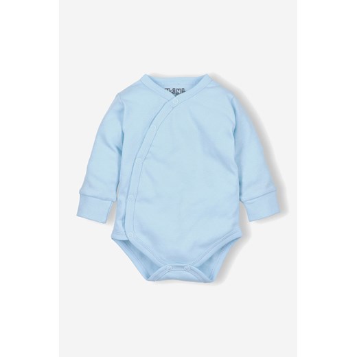 Body niemowlęce z bawełny organicznej - błękitne Nini 68 5.10.15