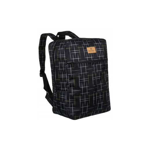Pojemny, lekki plecak podróżny — Rovicky czarny Rovicky one size 5.10.15