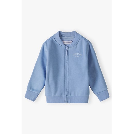 Bluza niemowlęca rozpinana niebieska -  Powerful #Family ze sklepu 5.10.15 w kategorii Bluzy i swetry - zdjęcie 169707485
