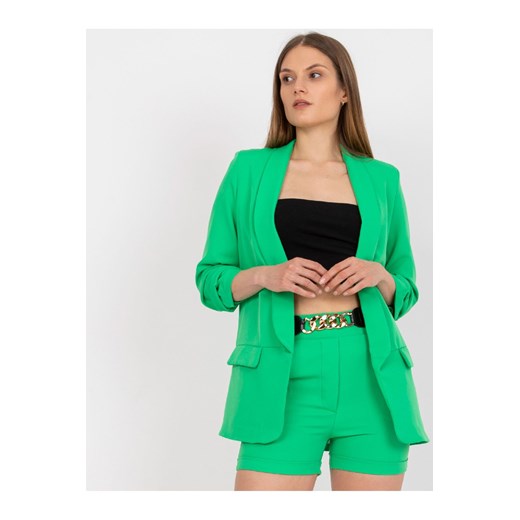 Dwuczęściowy komplet garniturowy - zielony ze sklepu 5.10.15 w kategorii Komplety i garnitury damskie - zdjęcie 169707645