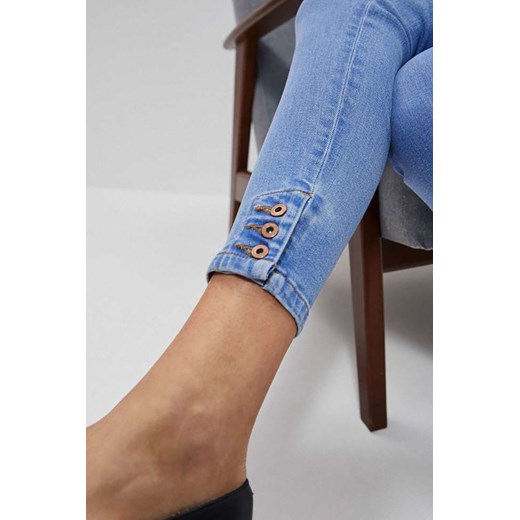 Spodnie jeansowe damskie niebieskie XS okazyjna cena 5.10.15