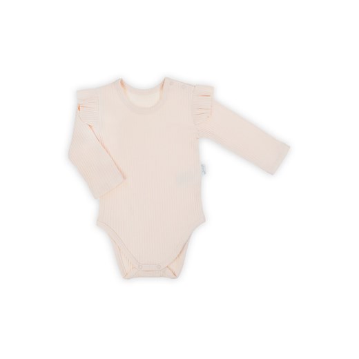 Body bawełniane dziewczęce z długim rękawem Sara ze sklepu 5.10.15 w kategorii Body niemowlęce - zdjęcie 169708447
