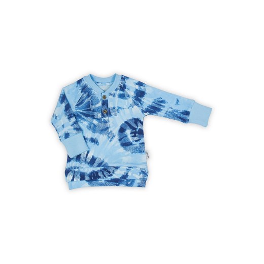 Bawełniana bluzka chłopięca we wzory niebieska ze sklepu 5.10.15 w kategorii T-shirty chłopięce - zdjęcie 169708727