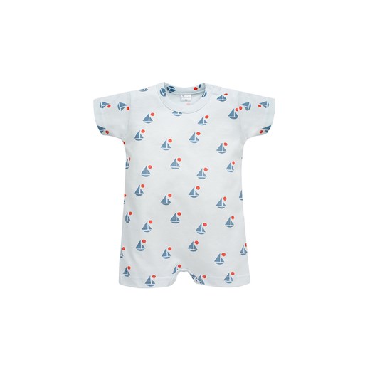 Rampers niemowlęcy bawełniany Sailor niebieski ze sklepu 5.10.15 w kategorii Rampersy - zdjęcie 169708819