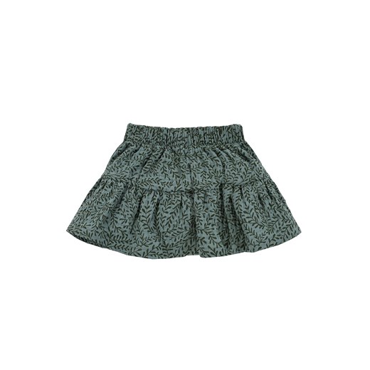 Bawełniana spódnica - zielona w listki ze sklepu 5.10.15 w kategorii Spódnice - zdjęcie 169709257
