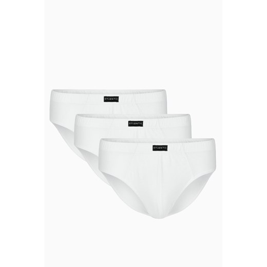 Slipy męskie białe Atlantic 3-pak ze sklepu 5.10.15 w kategorii Majtki męskie - zdjęcie 169709739