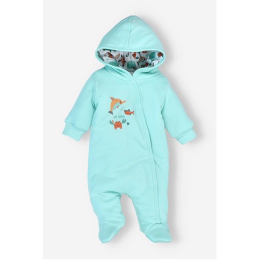 Kombinezon niemowlęcy z bawełny organicznej dla chłopca ze sklepu 5.10.15 w kategorii Kombinezony i kurtki - zdjęcie 169709889
