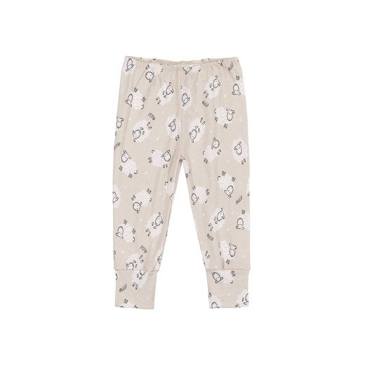 Bawełniane spodnie dla niemowlaka w owieczki ze sklepu 5.10.15 w kategorii Spodnie i półśpiochy - zdjęcie 169710066