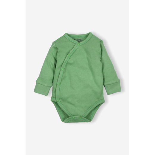 Body niemowlęce z bawełny organicznej - zielone Nini 62 5.10.15
