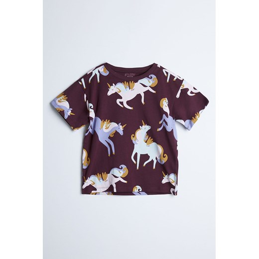 Bawełniany t-shirt dziewczęcy w jednorożce - Limited Edition ze sklepu 5.10.15 w kategorii Bluzki dziewczęce - zdjęcie 169710958
