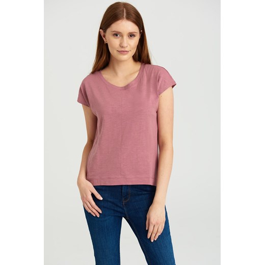 T-shirt damski różowy ze sklepu 5.10.15 w kategorii Bluzki damskie - zdjęcie 169711117