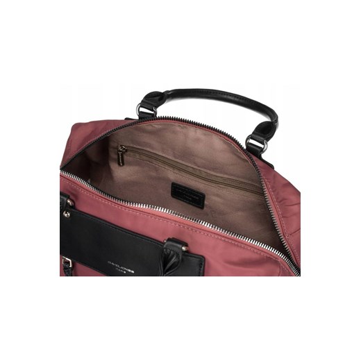 Poręczna, miejska torebka w kształcie bagietki — David Jones różowa David Jones one size 5.10.15