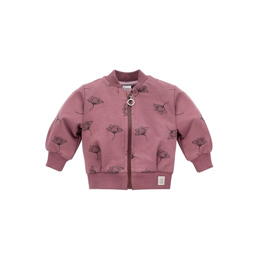 Różowa rozpinana bluza dziewczęca bez kaptura Pinokio 110 5.10.15