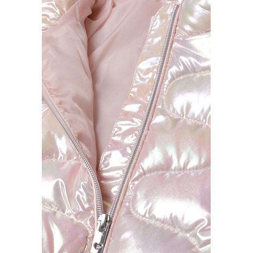 Różowa kurtka przejściowa pikowana ze stójką dziewczęca Minoti 134/140 5.10.15