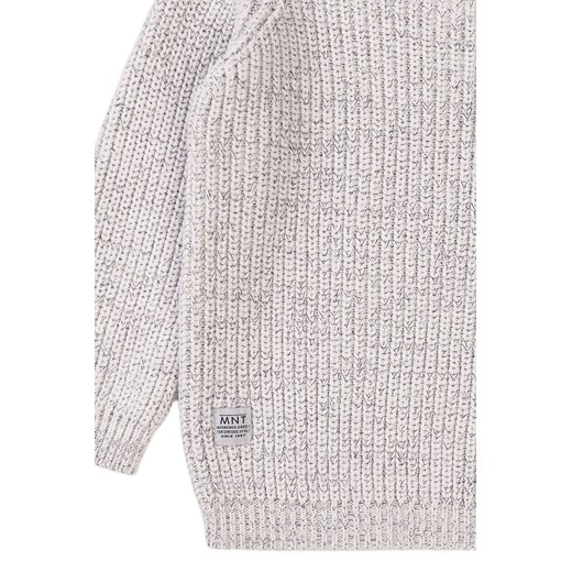 Niemowlęcy klasyczny sweter z okrągłym dekoltem - szary Minoti 92/98 wyprzedaż 5.10.15