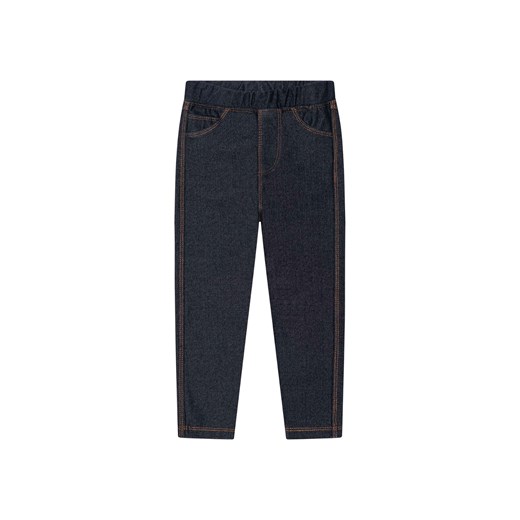 Granatowe spodnie typu jegginsy dla niemowlaka ze sklepu 5.10.15 w kategorii Spodnie i półśpiochy - zdjęcie 169711835