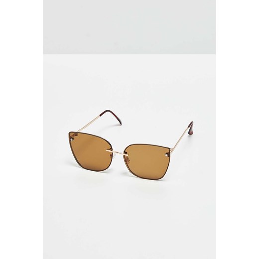 Okulary przeciwsłoneczne typu kocie oko z brązowymi szkłami ze sklepu 5.10.15 w kategorii Okulary przeciwsłoneczne damskie - zdjęcie 169711915