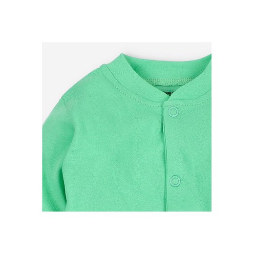 Pajac niemowlęcy z bawełny organicznej kolor zielony Nini 56 5.10.15