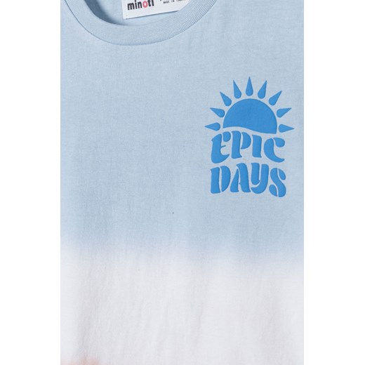 Bawełniany t-shirt dla niemowlaka- Epic days Minoti 86/92 5.10.15