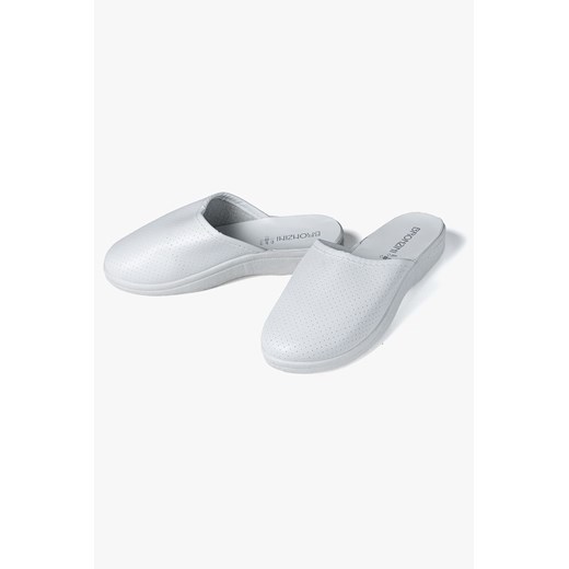 Wsuwane klapki damskie - białe rozmiar 38 ze sklepu 5.10.15 w kategorii Klapki damskie - zdjęcie 169712638