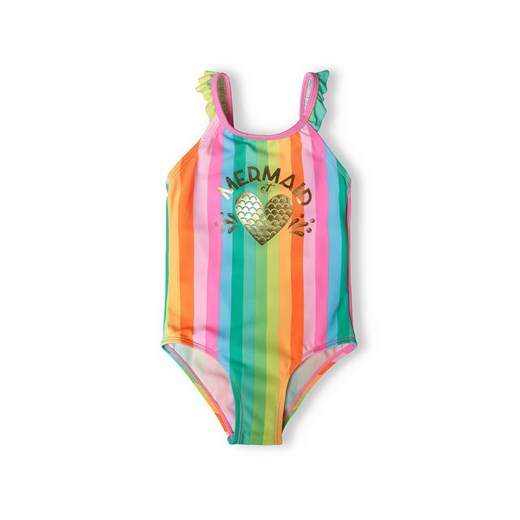 Kostium kąpielowy jednoczęściowy niemowlęcy w kolorowe paski ze sklepu 5.10.15 w kategorii Stroje kąpielowe - zdjęcie 169712647