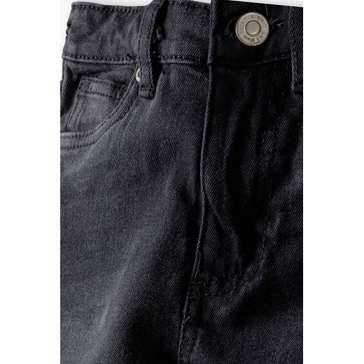 Spodnie jeansowe typu joggery dziewczęce czarne Minoti 158/164 5.10.15 promocja