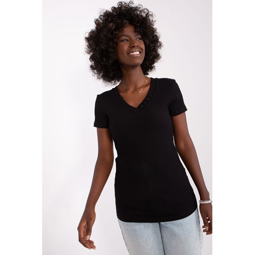 Jasnozielona damska bluzka plus size z kieszonką ze sklepu 5.10.15 w kategorii Bluzki damskie - zdjęcie 169713247