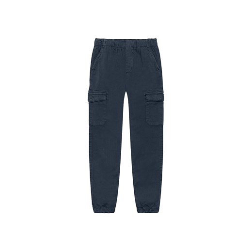 Niebieskie spodnie bojówki dla chłopca ze sklepu 5.10.15 w kategorii Spodnie i półśpiochy - zdjęcie 169713327