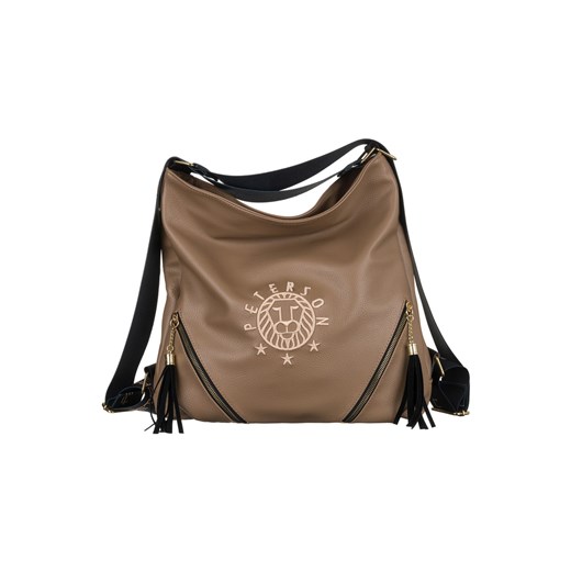 Torbo-plecak z ukośnymi kieszeniami ze sklepu 5.10.15 w kategorii Listonoszki - zdjęcie 169713389