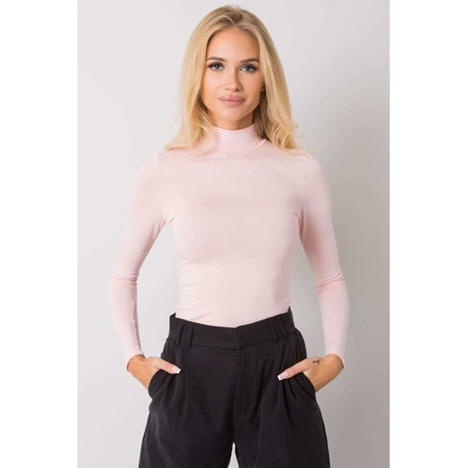 Bluzka damska z golfem - różowa ze sklepu 5.10.15 w kategorii Bluzki damskie - zdjęcie 169713458