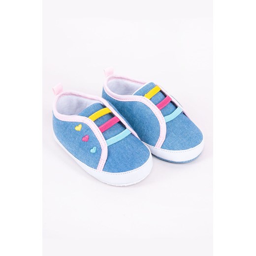 Niebieskie buciki dziewczęce ze sklepu 5.10.15 w kategorii Buciki niemowlęce - zdjęcie 169713647
