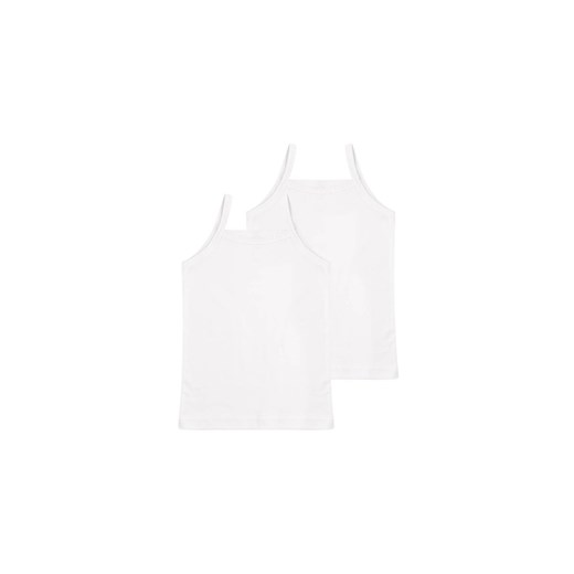 Dziewczęcy podkoszulek 2-pack biały ze sklepu 5.10.15 w kategorii Podkoszulki dziecięce - zdjęcie 169713778