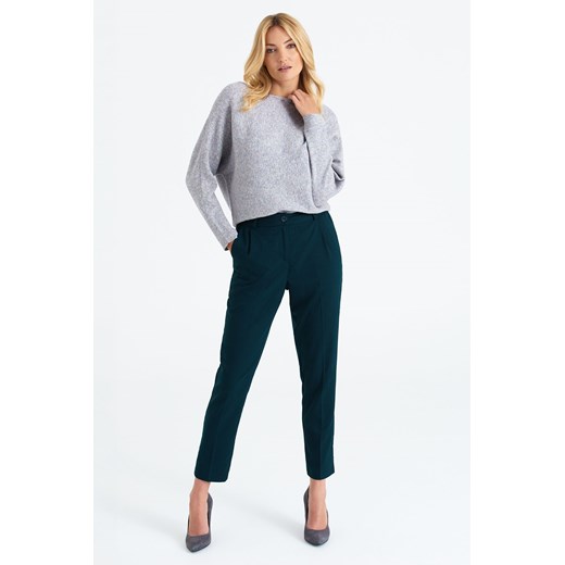 Klasycznie spodnie damskie w drobną kratkę ze sklepu 5.10.15 w kategorii Spodnie damskie - zdjęcie 169713887