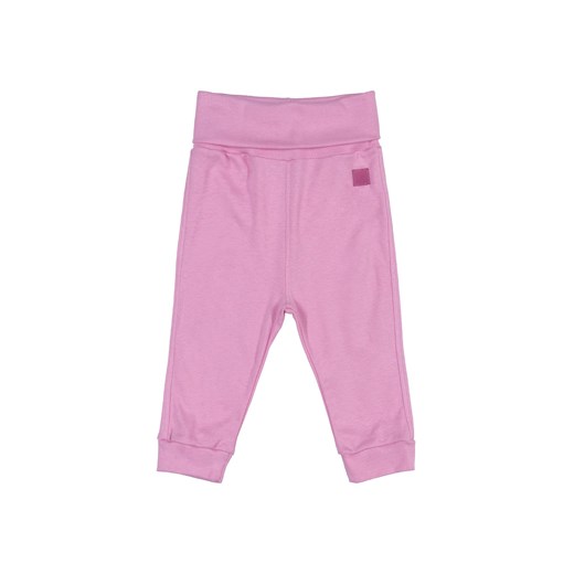 Bawełniane spodnie dla niemowlaka - różowe ze sklepu 5.10.15 w kategorii Spodnie i półśpiochy - zdjęcie 169714097