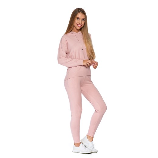 Spodnie damskie dresowe różowe ze sklepu 5.10.15 w kategorii Spodnie damskie - zdjęcie 169714515