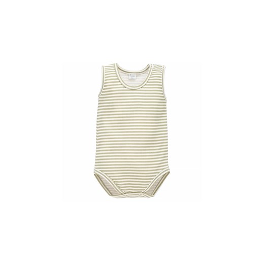Bawełniane body niemowlęce bez rękawów w paski ze sklepu 5.10.15 w kategorii Body niemowlęce - zdjęcie 169714555