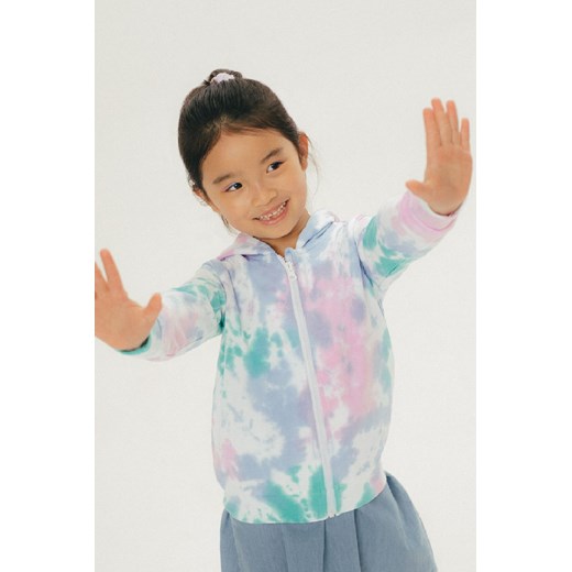 Kolorowa bluza dziewczęca z kapturem 5.10.15. 116 5.10.15 okazyjna cena