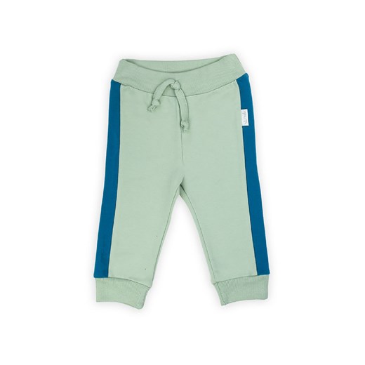 Oliwkowe spodnie dresowe dla niemowlaka ze sklepu 5.10.15 w kategorii Spodnie i półśpiochy - zdjęcie 169714977