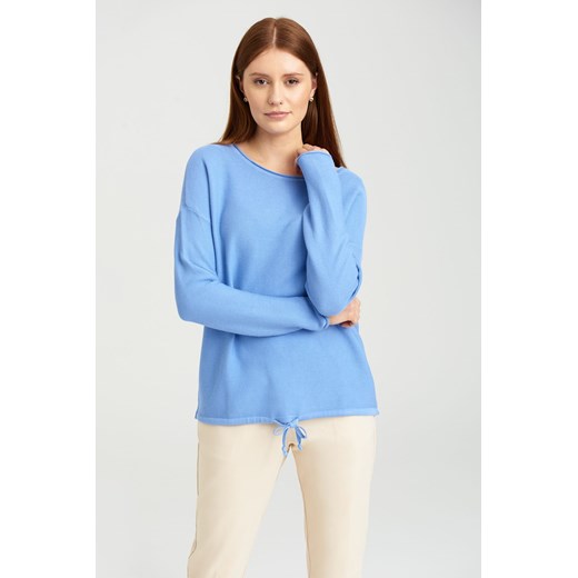 Sweter damski nierozpinany niebieski ze sklepu 5.10.15 w kategorii Swetry damskie - zdjęcie 169715137