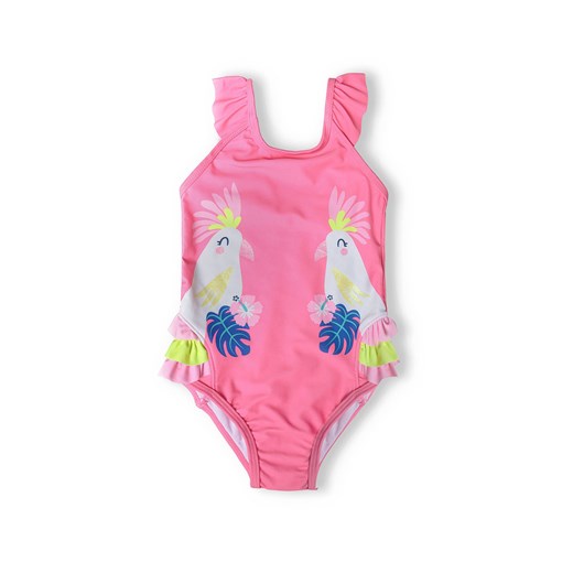 Różowy kostium kąpielowy jednoczęściowy dla dziewczynki - Minoti ze sklepu 5.10.15 w kategorii Stroje kąpielowe dla niemowląt - zdjęcie 169715209