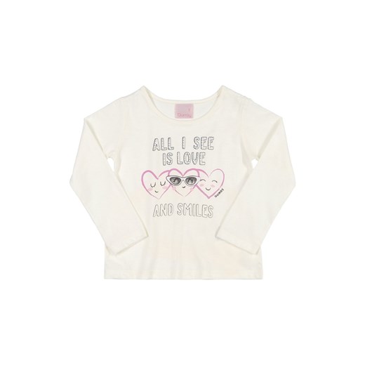 Kremowa bluzka dla niemowlaka z nadrukiem ze sklepu 5.10.15 w kategorii Kaftaniki i bluzki - zdjęcie 169715315