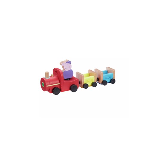 Peppa drewniany pociąg z figurką ze sklepu 5.10.15 w kategorii Zabawki - zdjęcie 169715326