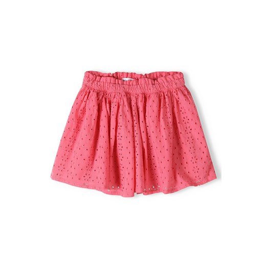 Różowa spódnica krótka dziewczęca z haftem ze sklepu 5.10.15 w kategorii Spódnice dziewczęce - zdjęcie 169715837