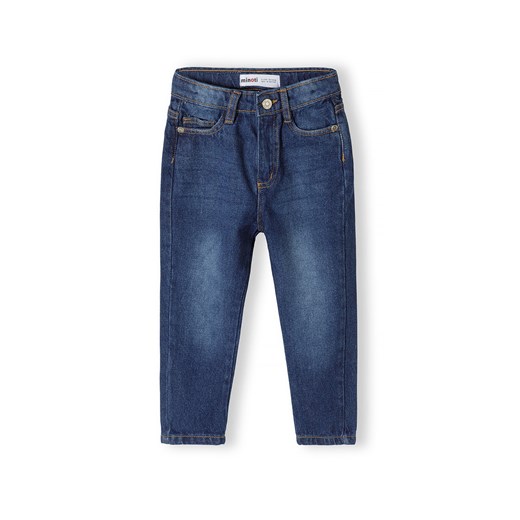 Spodnie jeansowe typu mom jean dla niemowlaka ze sklepu 5.10.15 w kategorii Spodnie i półśpiochy - zdjęcie 169716197