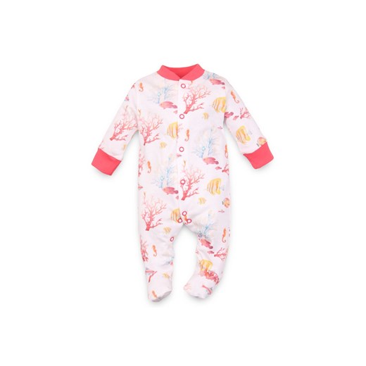 Bawełniany pajac niemowlęcy z motywem rafy ze sklepu 5.10.15 w kategorii Pajacyki - zdjęcie 169716256