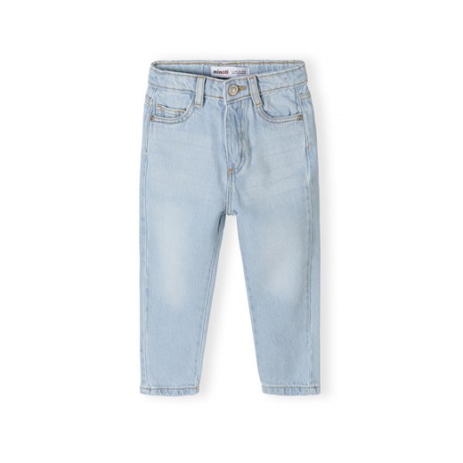 Spodnie jeansowe typu mom jeans dla niemowlaka ze sklepu 5.10.15 w kategorii Spodnie i półśpiochy - zdjęcie 169716336